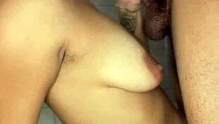 Gagging On My New Neighbor's Big Dick In The Shower!