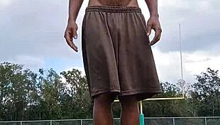 Athletic Brunette Shares Good Moments