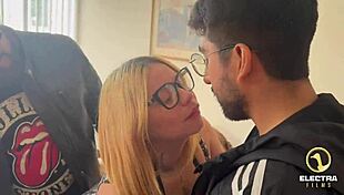 i watchd the venezuelan blonde maid get fucked by the old guy and he debut his son too