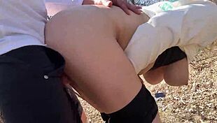 come camp with me for road head outdoor sex almost caught then shower 😈