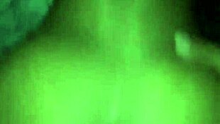 Young ebony college girl with big booty takes back shots