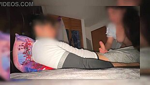 Stepmom Catches Stepson Masturbating in Room, Phone Records Everything, Mexican Milf Homemade
