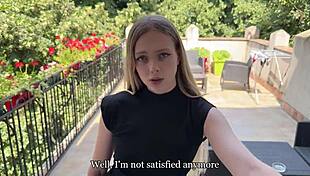 She can't forget my big cock and cheats on her boyfriend to get fucked again.