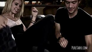 Double penetration for a blonde