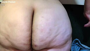 Cute tubby babe spreads her nasty asshole for you