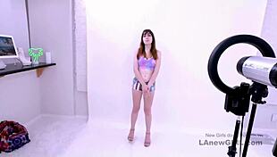 girl next door model gets fucked at a modeling audition