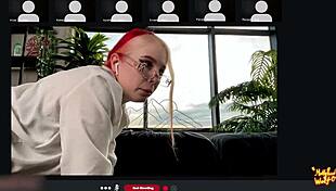 Everyone watches my boyfriend fuck me on Zoom.