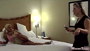 Maxine And Redhead Milf Engage In Dildo Fucking Session