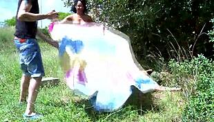 Caylian Curtis Enjoying Creamy Pussy in Billiards Room