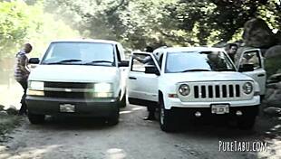 Double penetration for a blonde