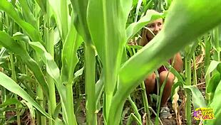 Blonde Lesbians Fuck Outdoors With Dildos!