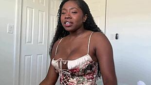 Ebony step mom amari anne teaches scott stark in household fantasy