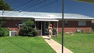 Redhead Prostitute With Big Ass Gets Anal Fucked In Lingerie