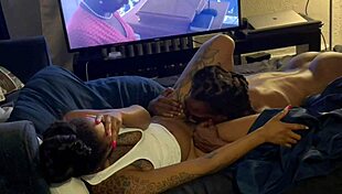 loyalty feels deep pleasure sucking cum from her wet pussy