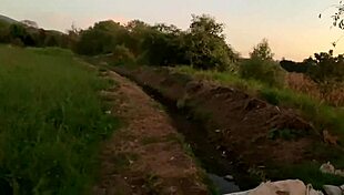 Latina Teen Fucks On Hill In Public Exhibition