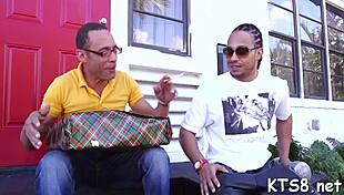 A Ladyboy Encounters A Massive Cock