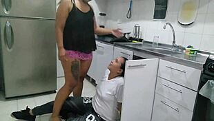 Hired a plumber to check the pipe, but he checked my big ass instead.