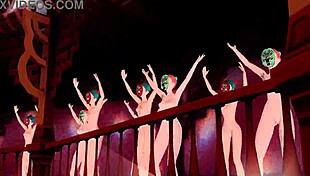 Hatsune Miku And Megurine Luka Perform World End Dancehall