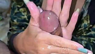 Sailor Girl Hotwife Gets Intense Masturbation and Huge Cumshot