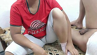 In village, girlfriend enjoys pussy and anal sex homemade with lover