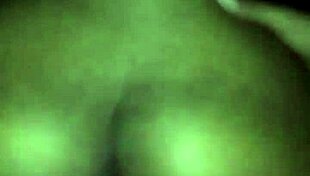 Young ebony college girl with big booty takes back shots