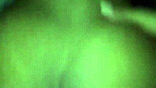 Young ebony college girl with big booty takes back shots