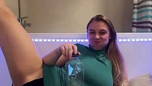 Sexy Teen Student Fingering Herself In Bathroom Shower