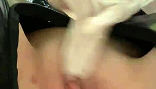 Babe in latex, you know she's playing with her wet slit, right?