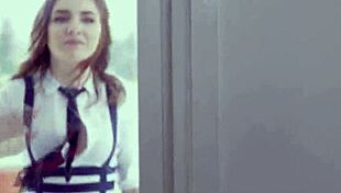 Ebony coeds lick white bully's pussy in group hardcore