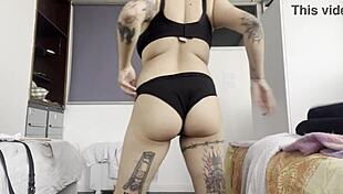 Hot teasing pussy ass spreading worship