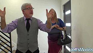 curvy mature blonde kimmie kaboom seduces the real estate agent