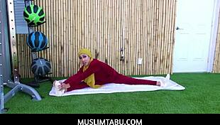 i-i mean, arab teen wife kira perez cheats with her personal trainer while wearing hijab