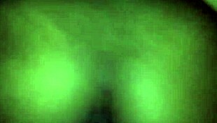 Young ebony college girl with big booty takes back shots