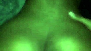 Young ebony college girl with big booty takes back shots