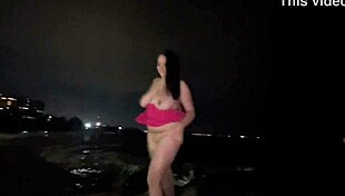 Hey, we made this slut take it from everyone at Copacabana beach!