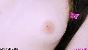 Cute Brunette With Long Hair Shows Her Sexy Body