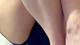 Capturing Intimate Moments Before Passionate Wife Encounter in Bedroom