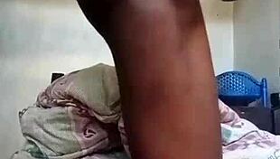 Cooking Stick Challenge Spoils Kitchen With Wet Pussy