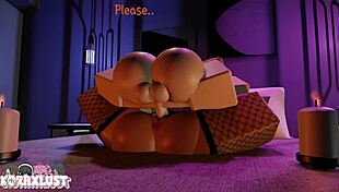 Cute couple having romantic breeding session he promised triplets