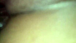 Beautiful big-ass amateur endures painful anal fucking