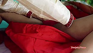 indian village girl gets intense creampie