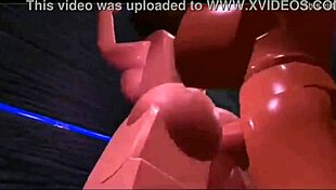 Man Enjoying Woman Deliciously in Shower