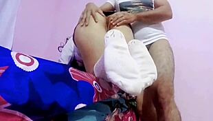 Old man intensely fucks hot Mexican schoolgirl neighbor in real homemade action