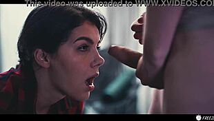 a girl gets lost in the woods, valentina nappi is frozen in time and facefucked in bondage with cum in mouth