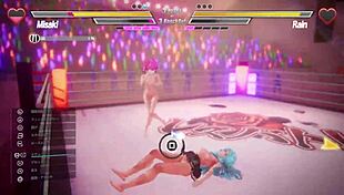 lesbian battle turns into pussy sex