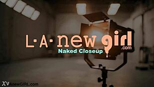 Cute Brunette With Long Hair Shows Her Sexy Body