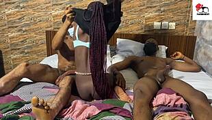 i'm hooked on this amateur threesome with hot guest guy