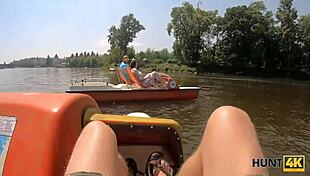 hunt4k curvy chick with juicy tits has sex with stranger in front of bf