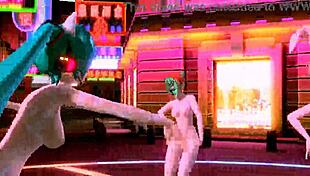 Hatsune Miku And Megurine Luka Perform World End Dancehall