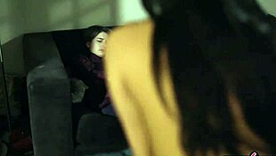 Late Night Party Turns Into Teen Lesbian Fun